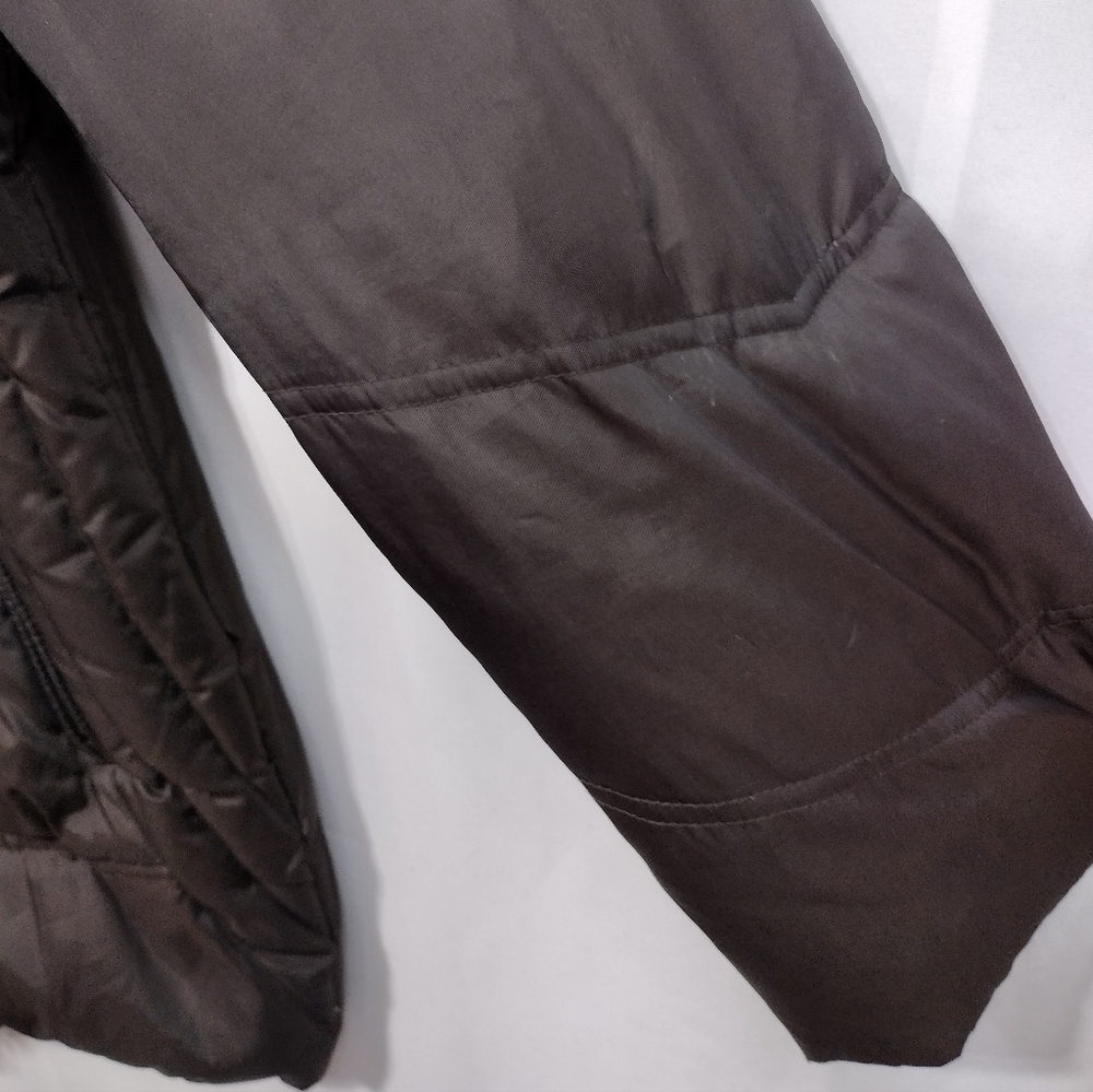 London Fog Down Feather Puffer Jacket Women's L Brown Winter Warm Cozy Retro - Picture 3 of 12
